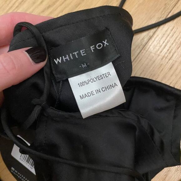 White Fox Boutique Dance Til Dawn Crop Top in Black - Picture 6 of 8